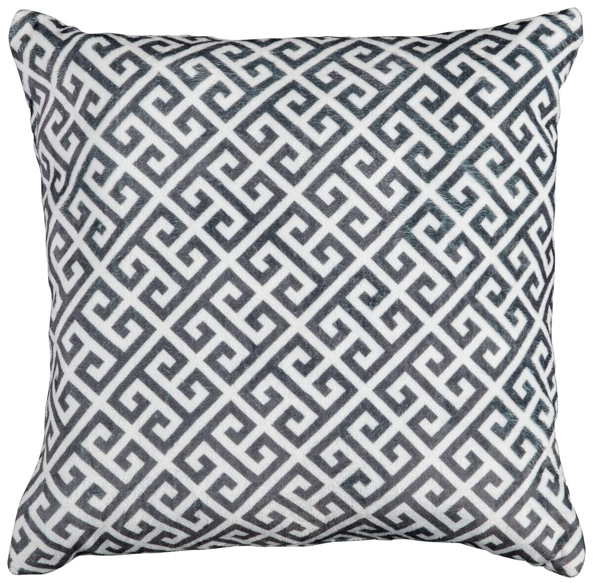 Dekokissen Flanell anthrazit 100% Polyester B/L: ca. 60x60 cm