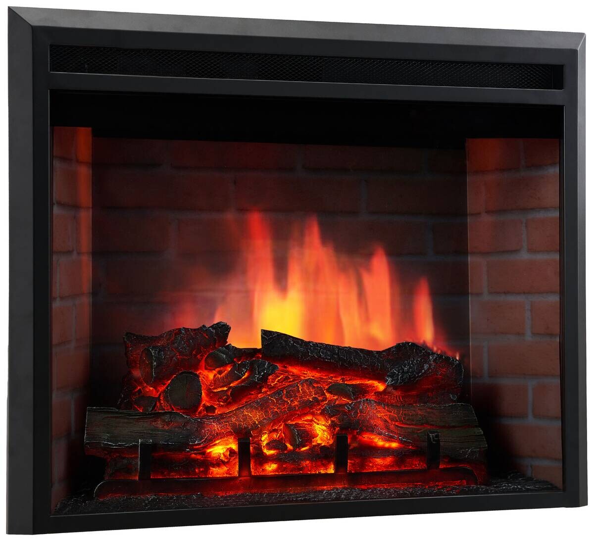 KAMINIO Elektrischer-Kamin LUCA schwarz Metall B/H/T: ca. 58,4x45,1x22,5 cm ca. 1800 W