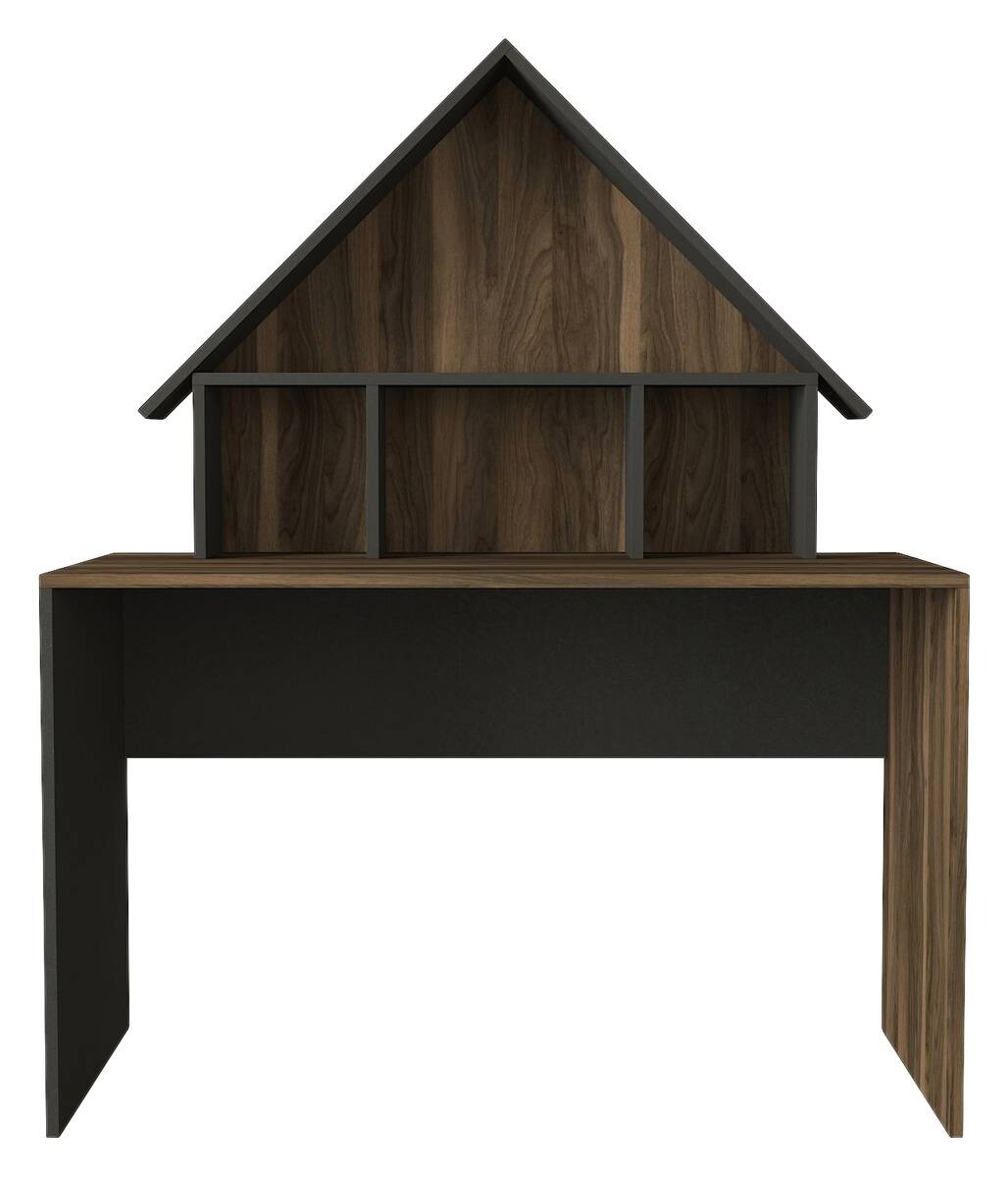 Schreibtisch Denver walnuss Nachbildung anthrazit B/H/T: ca. 120x148x60 cm