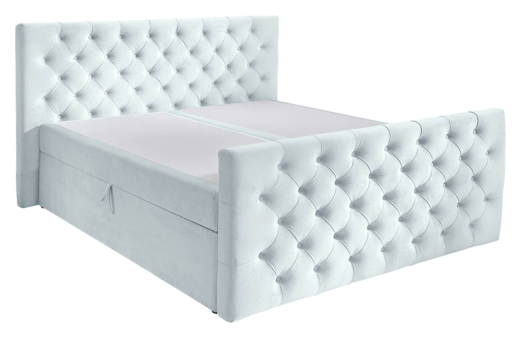 Boxbett Glow hellblau Liegefläche B/L: ca. 160x200 cm