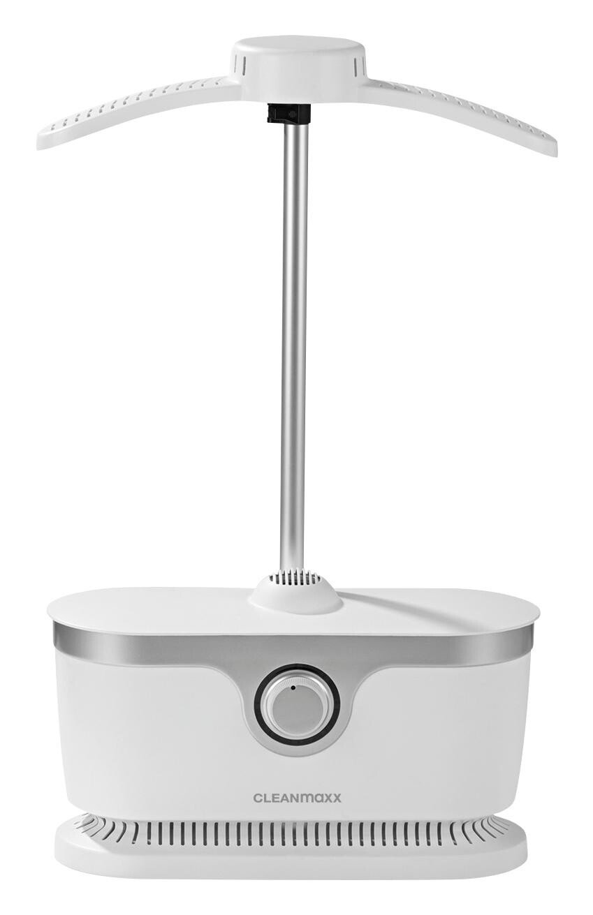 CLEANmaxx Hemden-/Blusenbügler 384 weiß silber Nylon Edelstahl Kunststoff B/H/L: ca. 16x100x58 cm