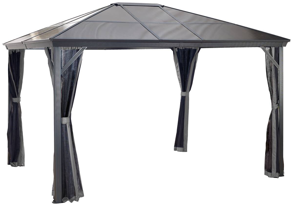 Sojag Pavillon Verona anthrazit Aluminium B/H/T: ca. 298x260x423 cm