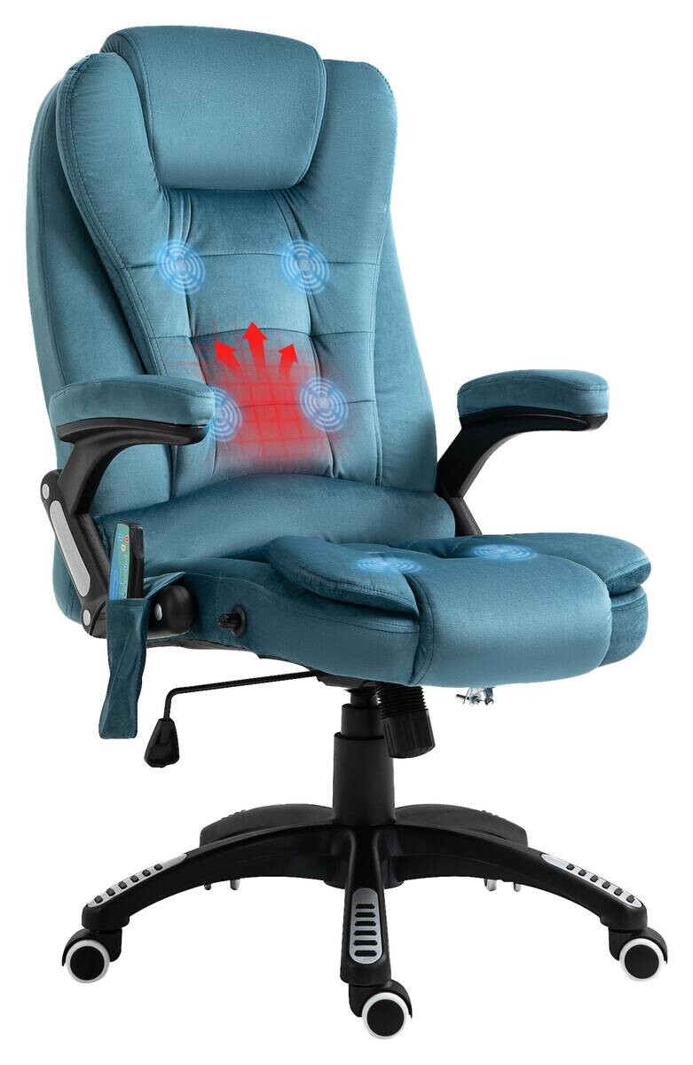 Vinsetto Massagestuhl blau B/H/L: ca. 72x68x120 cm