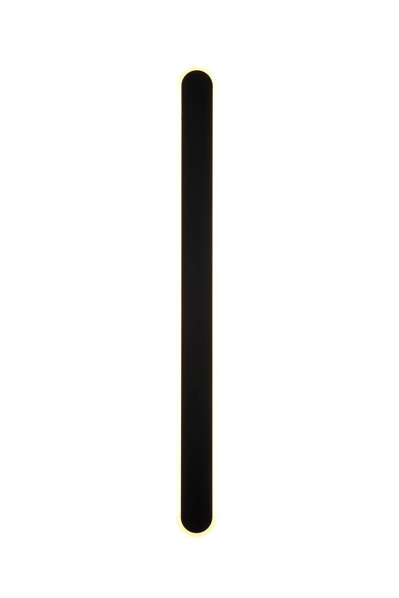 LED-Außenwandleuchte sand schwarz B/H/T: ca. 8x90x5 cm