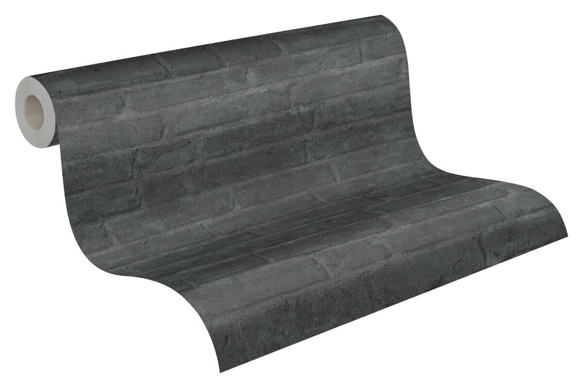 A.S.Creation Vliestapete anthrazit grau schwarz B/H/D: ca. 53x1005x8,3 cm