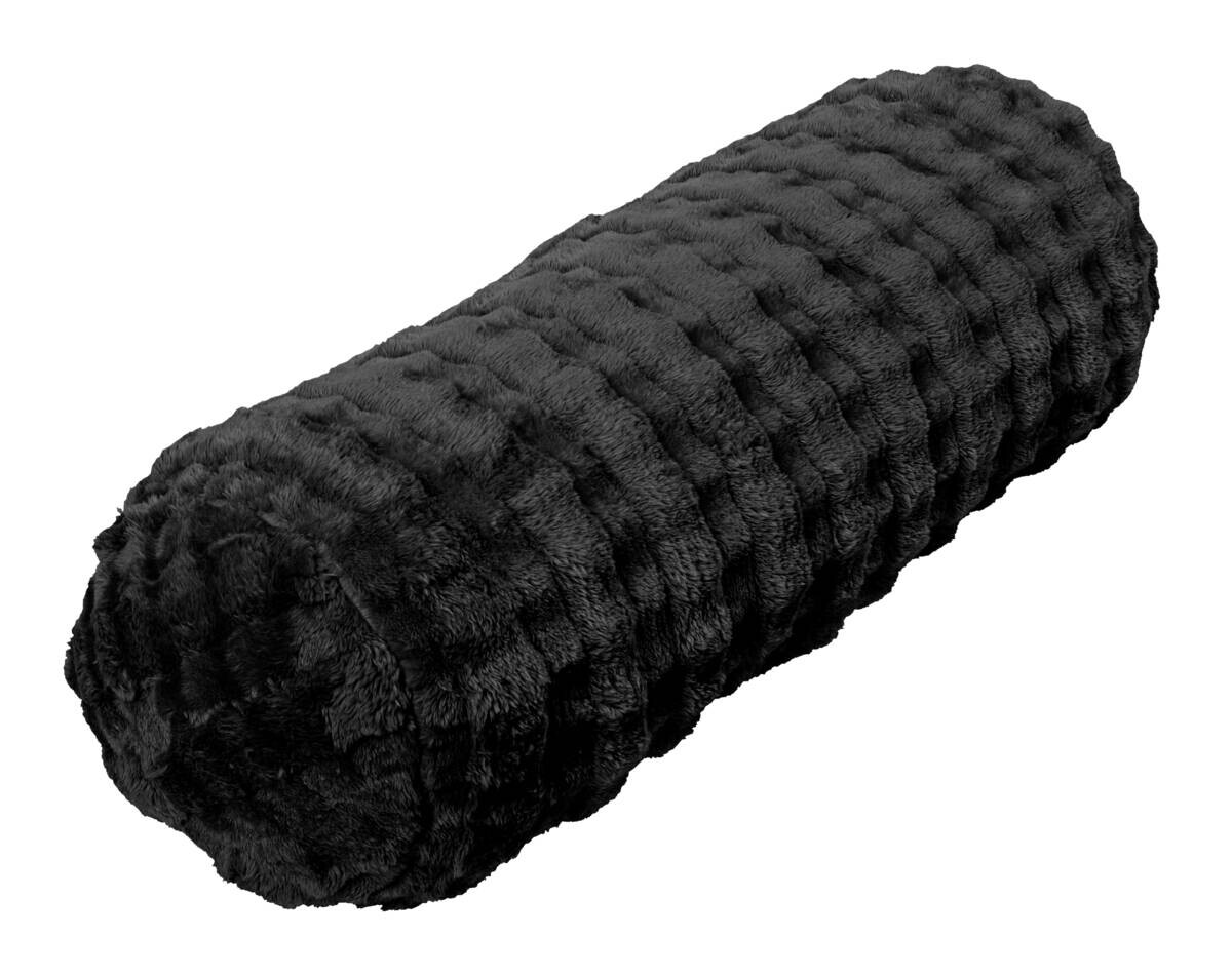 Nackenrolle schwarz 100% Polyester B/D: ca. 70x22 cm