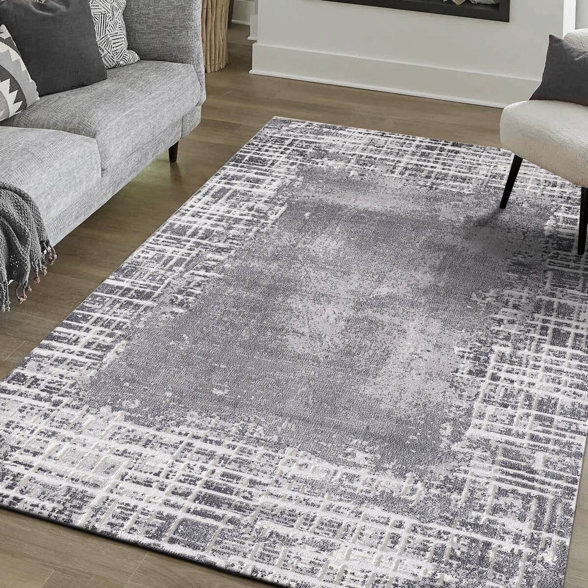 Sanat Teppich Harmony hellgrau B/L: ca. 200x280 cm