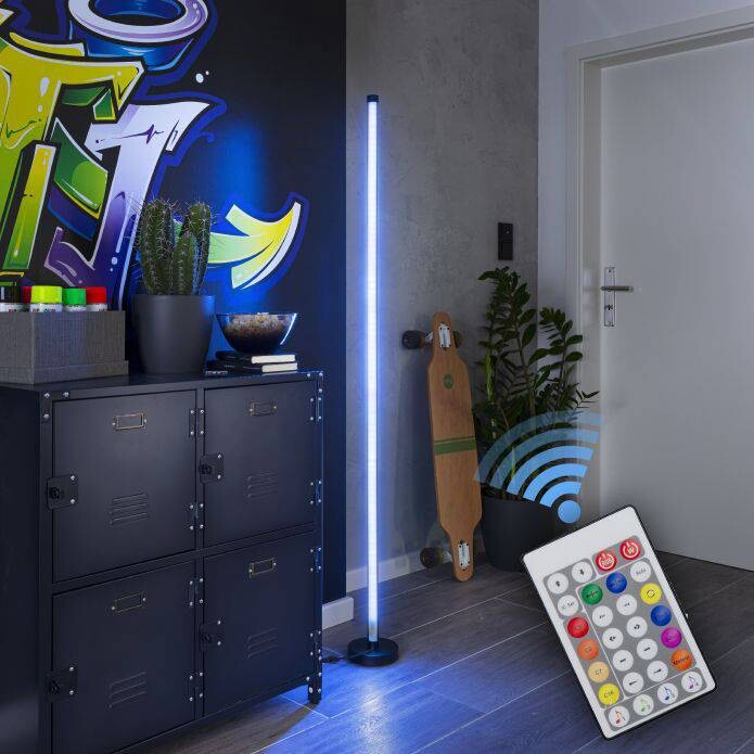 Näve Leuchten Stehlampe NV5269361 bunt Aluminium H/D: ca. 150x3 cm 180 Brennstellen