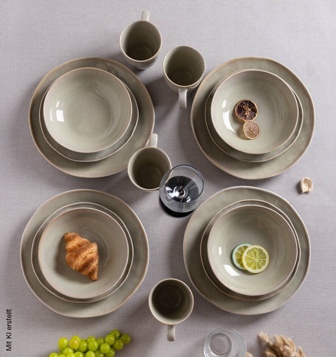 POCOline Kombiservice beige Steingut 1 tlg.
