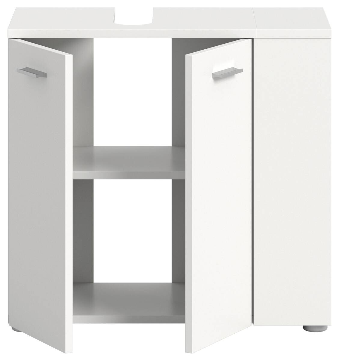 Waschbeckenunterschrank Lana weiß B/H/T: ca. 65x62x31 cm