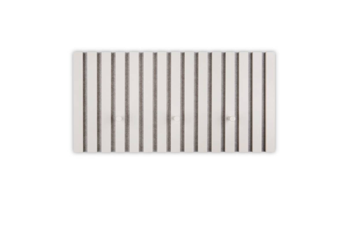 Wandpaneel Grace sand MDF Filz B/H/T: ca. 60x30x7 cm