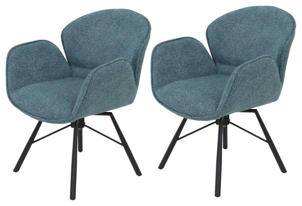 Sessel Bristol, 2er-Set salbei Microfaser B/H/T: ca. 62x83x66 cm