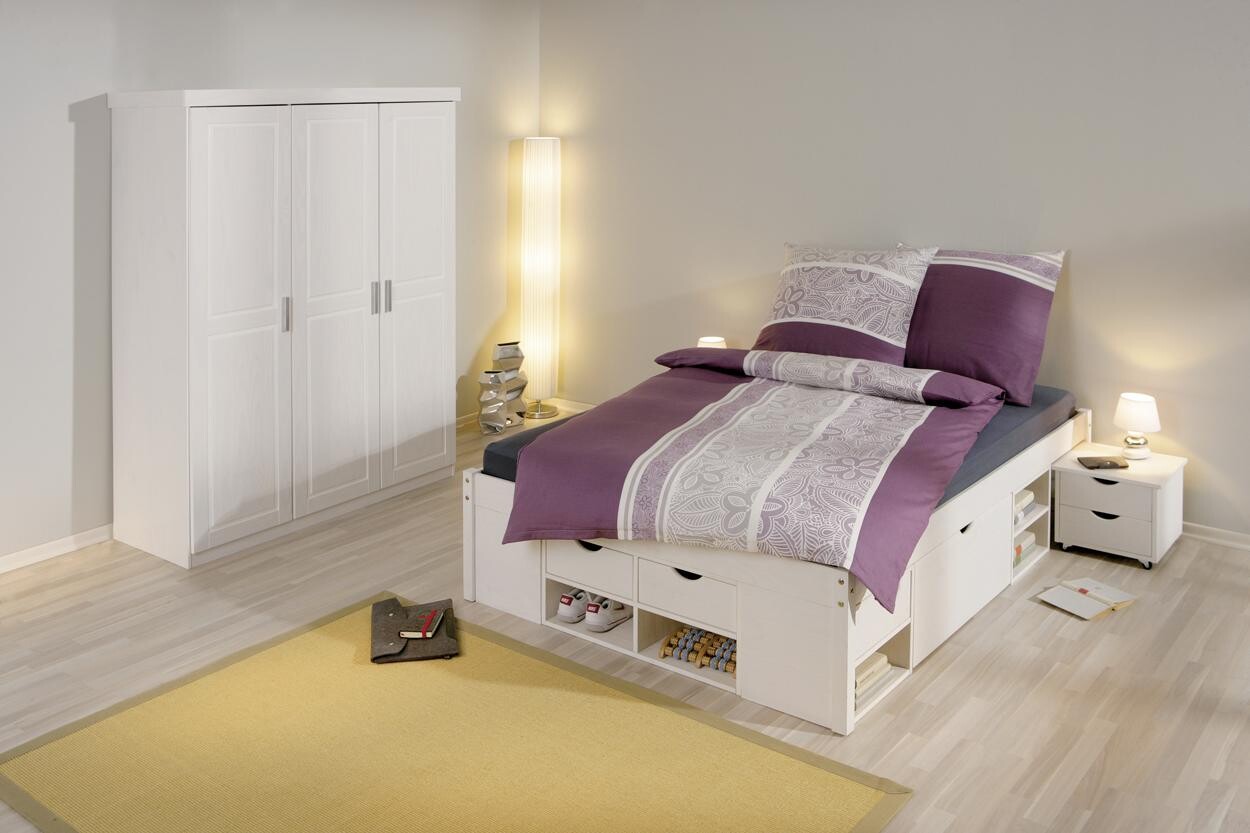 Funktionsbett Till weiß Liegefläche B/L: ca. 180x200 cm