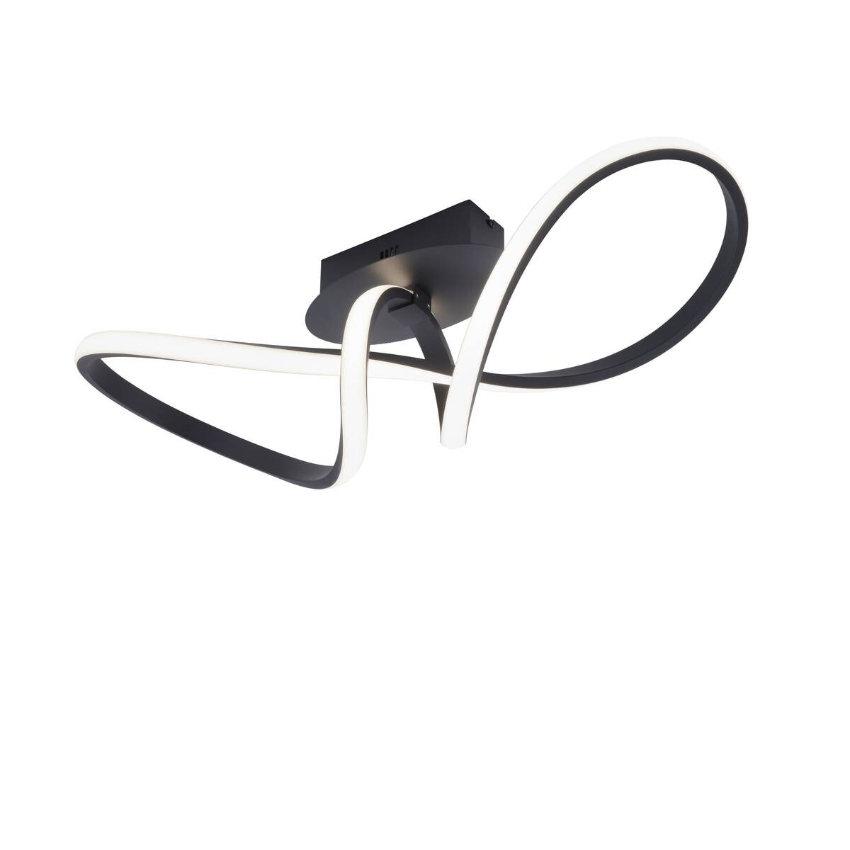 Just Light LED-Deckenleuchte MARIA 15403-18 schwarz Aluminium Kunststoff B/H/T: ca. 24,5x27x61 cm 1 Brennstellen