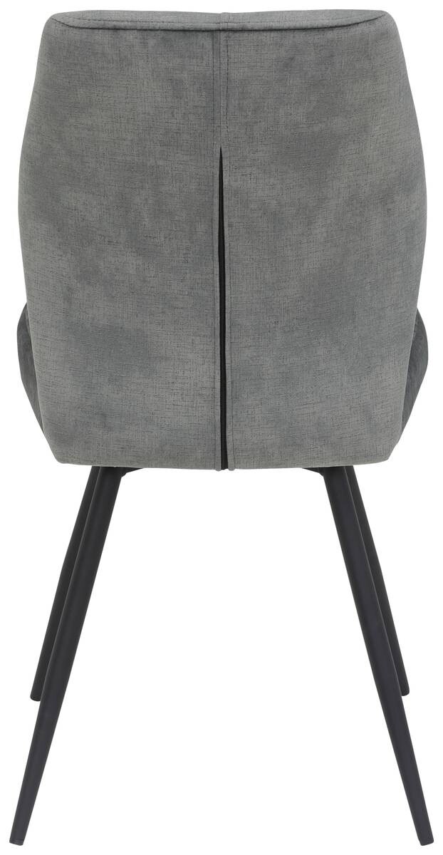 Stuhl Ally grau Microfaser B/H/T: ca. 46x89x60 cm