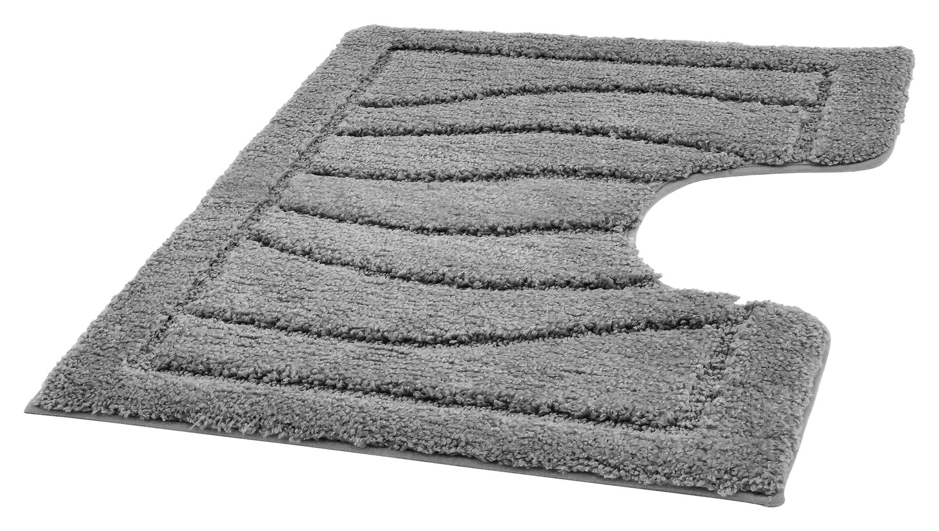 Tuffi Badematte Lasse Graphit 100% Polyester B/L: ca. 50x60 cm