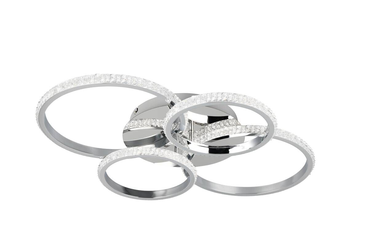 Reality LED-Deckenleuchte Cires Chrom Metall B/H/L: ca. 8,5x49,5x65,5 cm