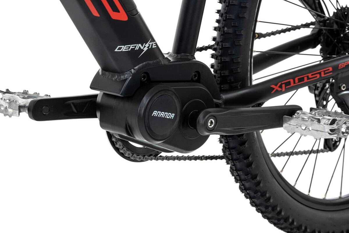 Adore Mountain E-Bike Xpose 27,5'' Xpose 27,5 Zoll Rahmenhöhe 51 cm 9 Gänge schwarz schwarz ca. 250 W ca. 36 V ca. 27,5 Zoll