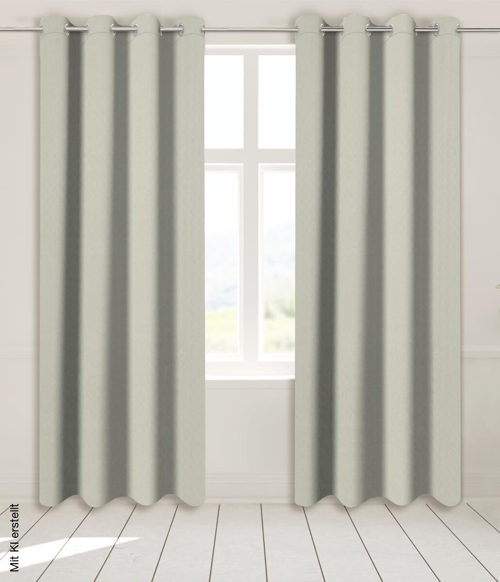 Verdunklungsvorhang Larius beige B/L: ca. 140x245 cm