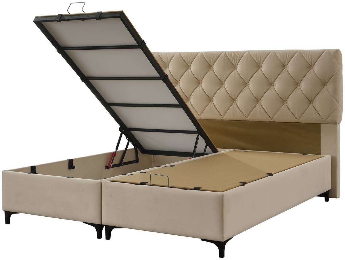 Polsterbettgestell Rondo beige Liegefläche B/L: ca. 180x200 cm