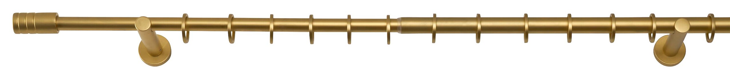 ondeco Stilgarnituren rillcube gold Metall ausziehbar von ca. 120 bis 210 cm 1 Läufe