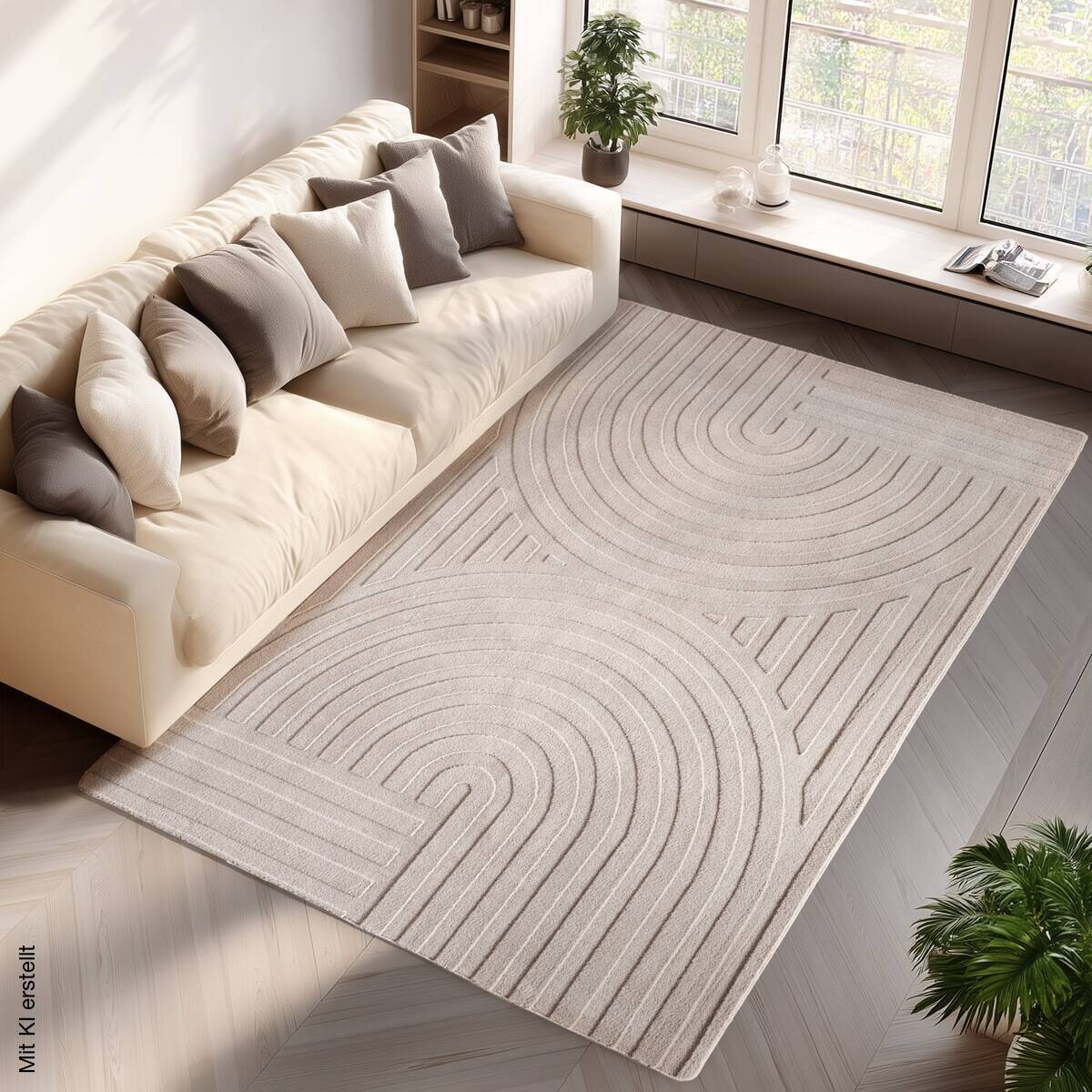 Ayyildiz Teppich POMPEI creme B/L: ca. 160x230 cm