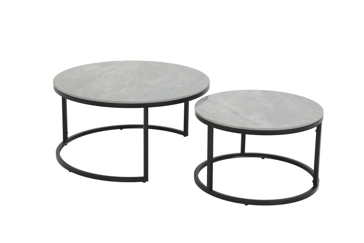 Couchtisch Luis grau Marmor Stein