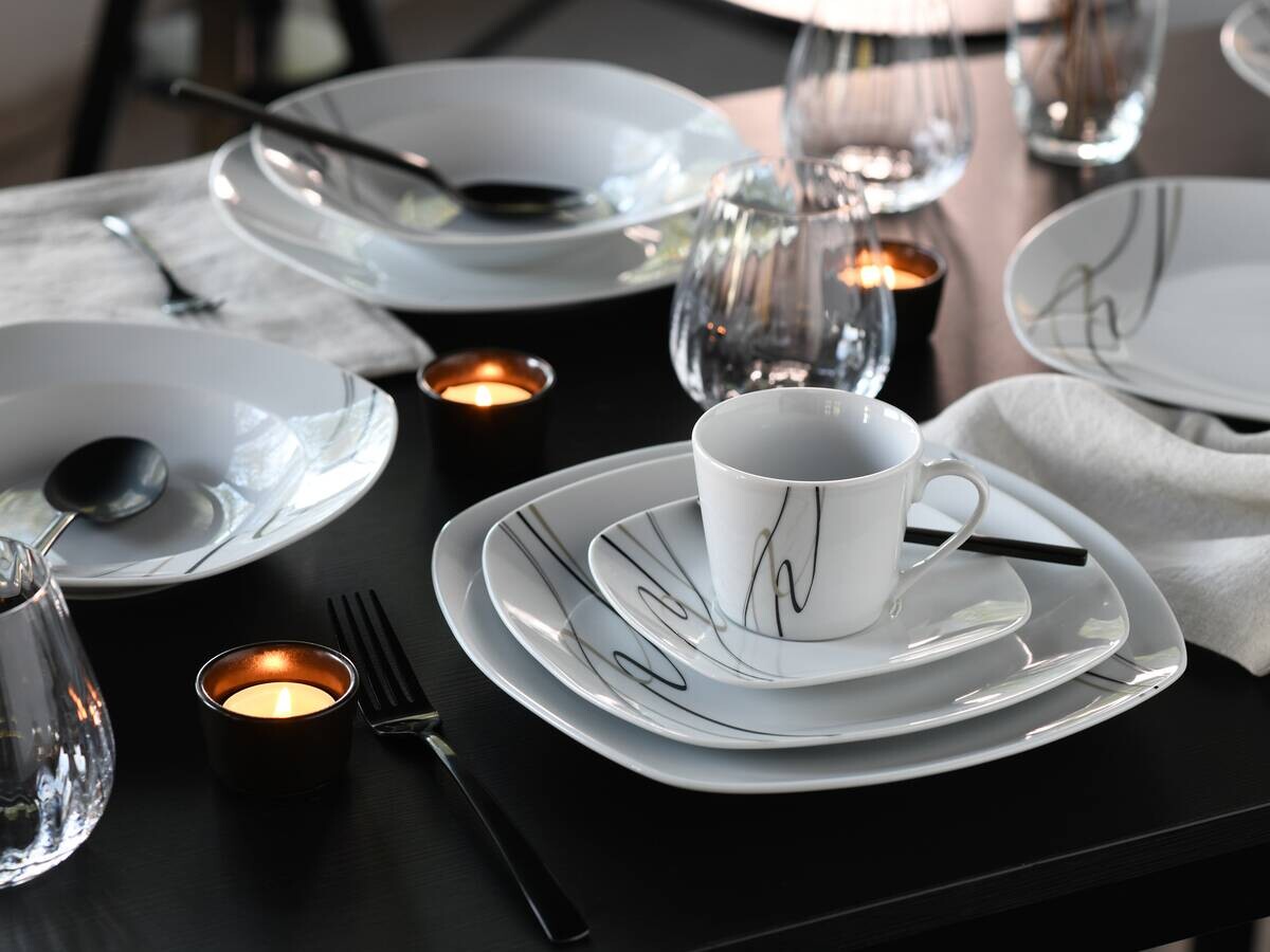 CreaTable Kaffeeservice Amelie multicolor Porzellan 18 tlg.