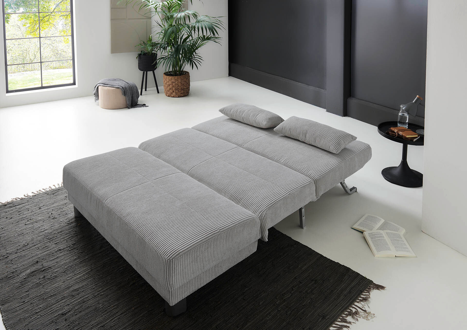 Schlafsofa Gina beige B/H/T: ca. 140x86x95 cm