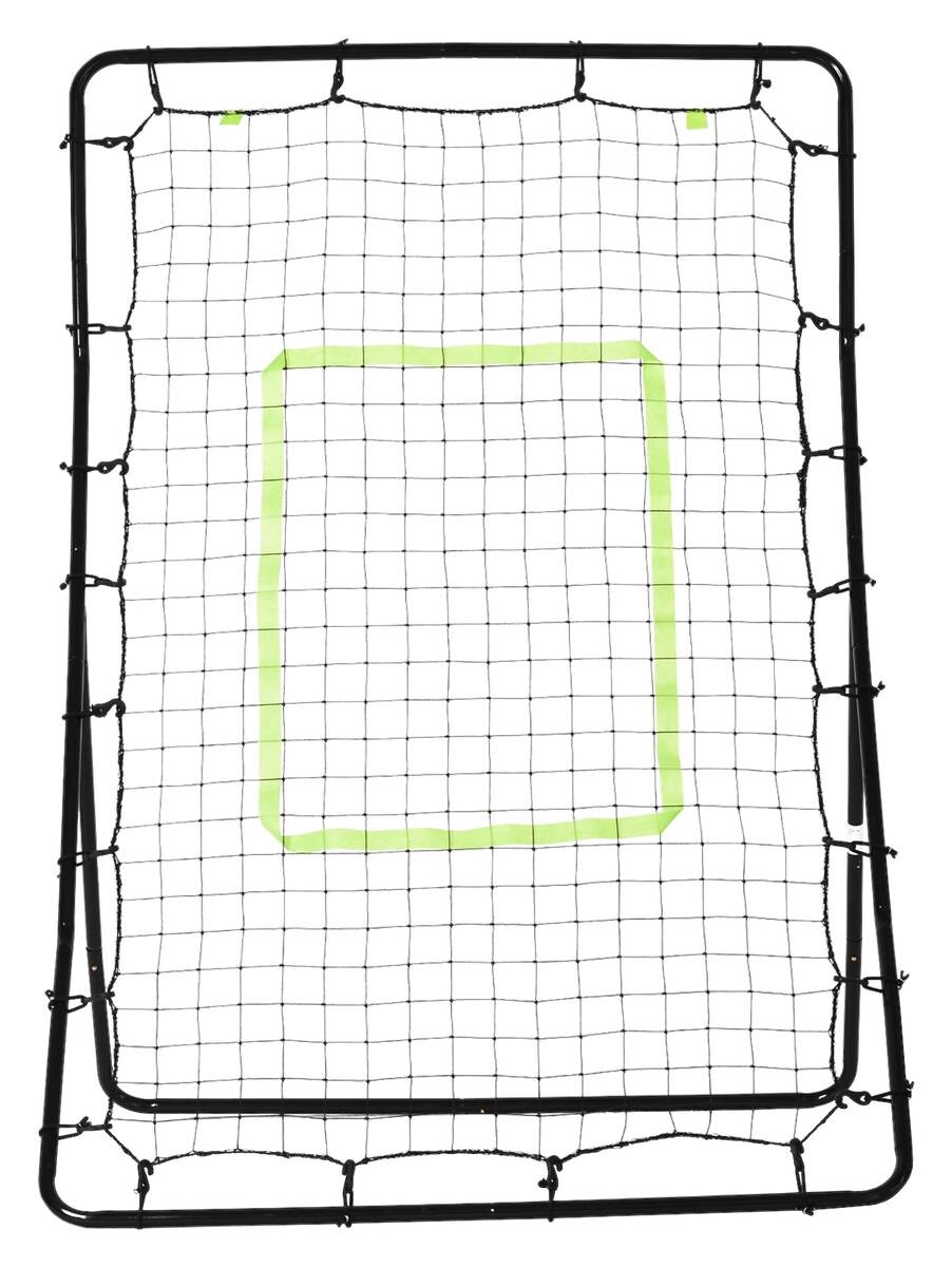 HOMCOM Netzrückprallwand Rebounder schwarz B/H/L: ca. 90x140x80 cm