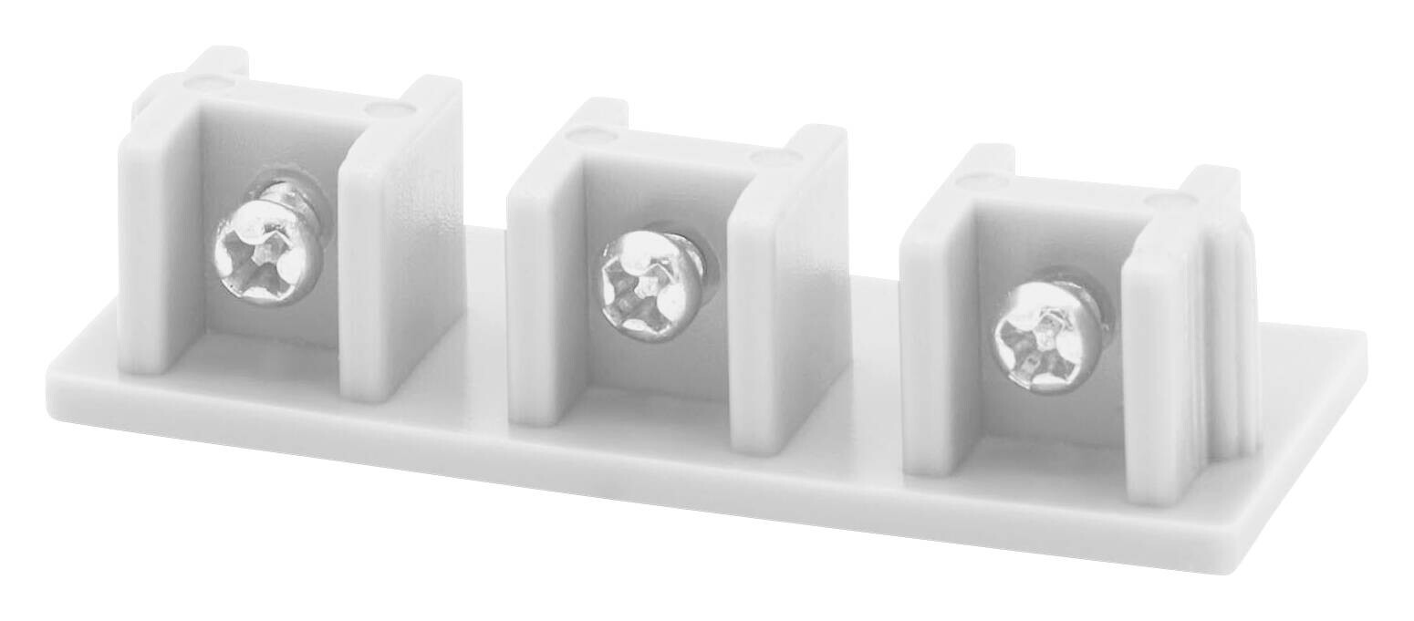 ondeco Endkappe smart weiß Kunststoff 3 Läufe