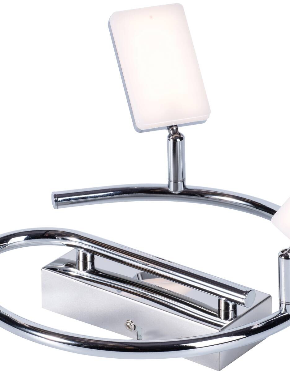 POCOline Spotspirale Chrissy Chrom Metall Kunststoff D: ca. 25 cm 3 Brennstellen