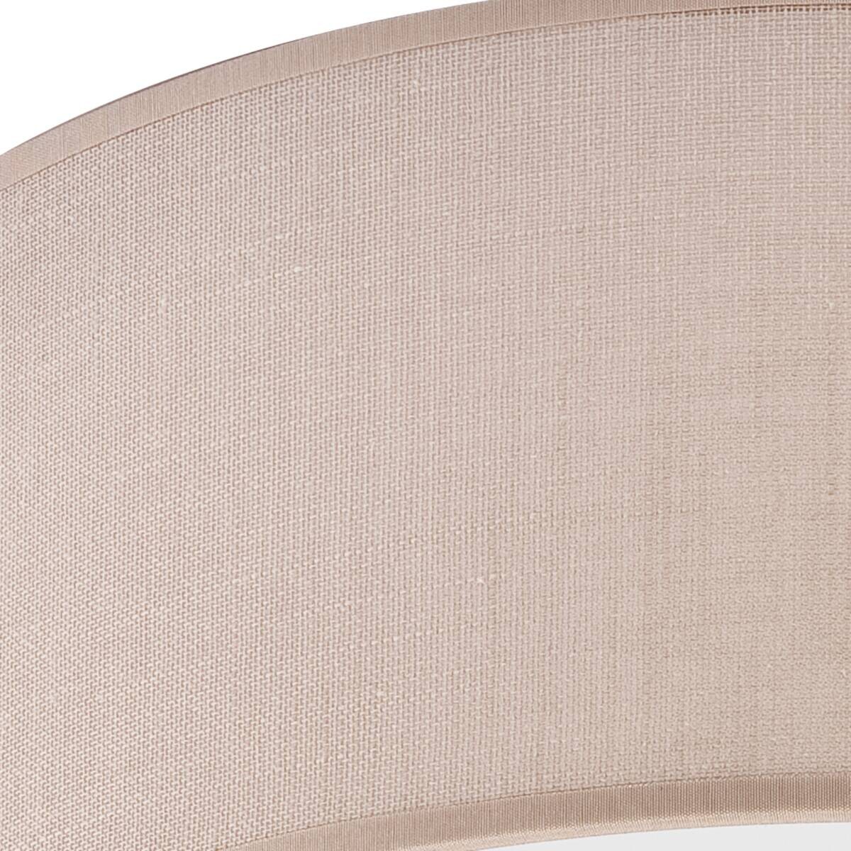 Lamkur Deckenleuchte Vivian beige Kunststoff Textil PVC H/L: ca. 13x45 cm E27 2 Brennstellen