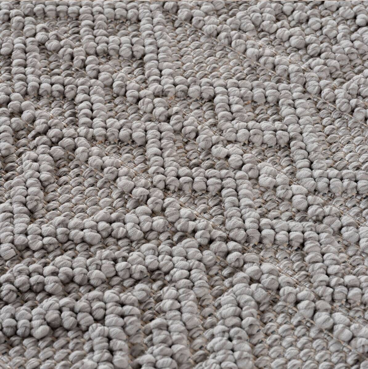 Ayyildiz Kurzflorteppich HELIX silber B/H/L: ca. 120x0,7x170 cm