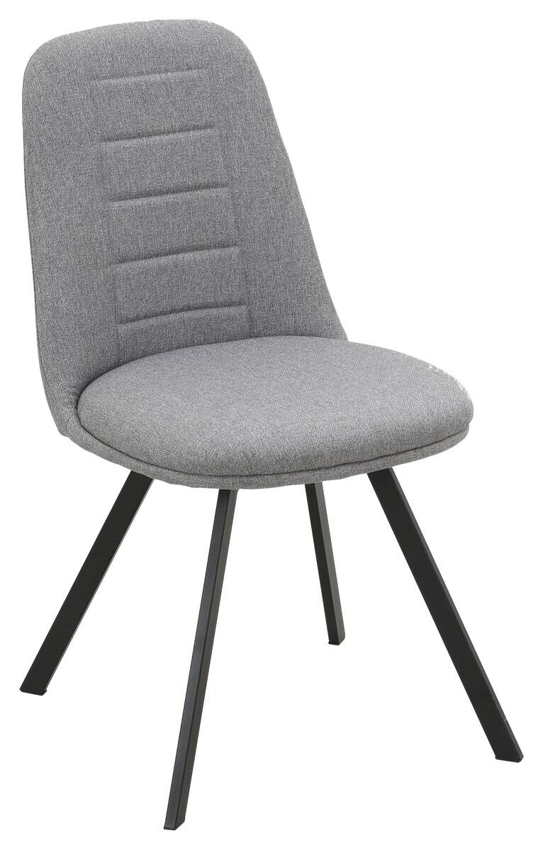 Stuhl CORA grau Microfaser B/T: ca. 56,5x85 cm