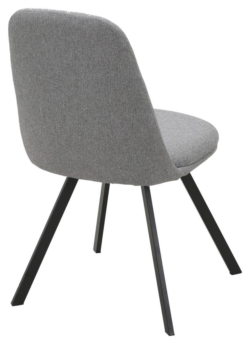 Stuhl CORA grau Microfaser B/T: ca. 56,5x85 cm