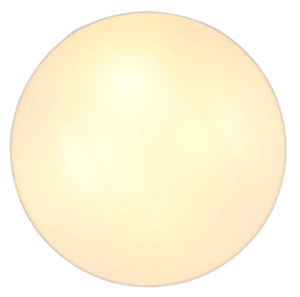 GLOBO Deckenleuchte Jule weiß Metall Leinen H/D: ca. 15,5x58 cm E27 1 Brennstellen