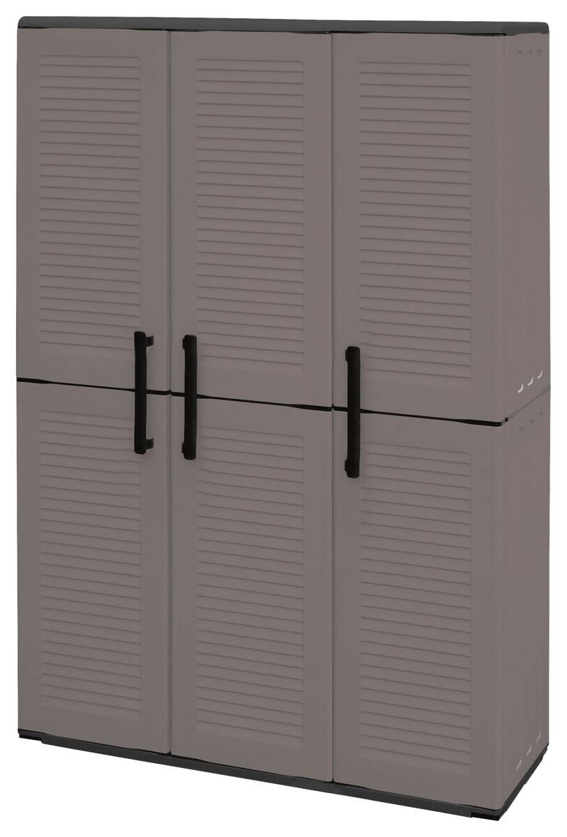 Linea Easy Kunststoffschrank Easy anthrazit Kunststoff B/H/T: ca. 102x163x37 cm