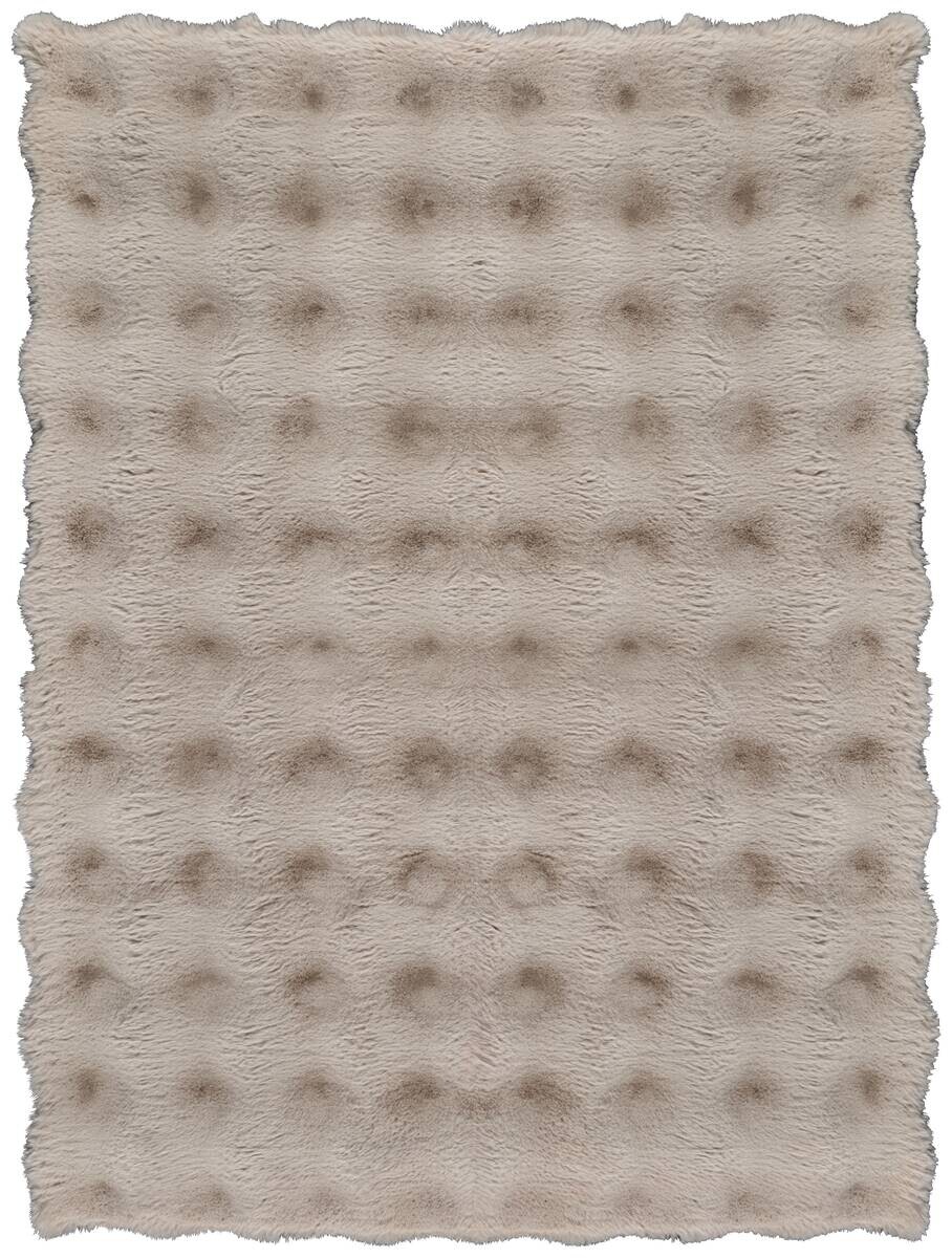 Fellimitat Big Bubble taupe B/L: ca. 160x230 cm