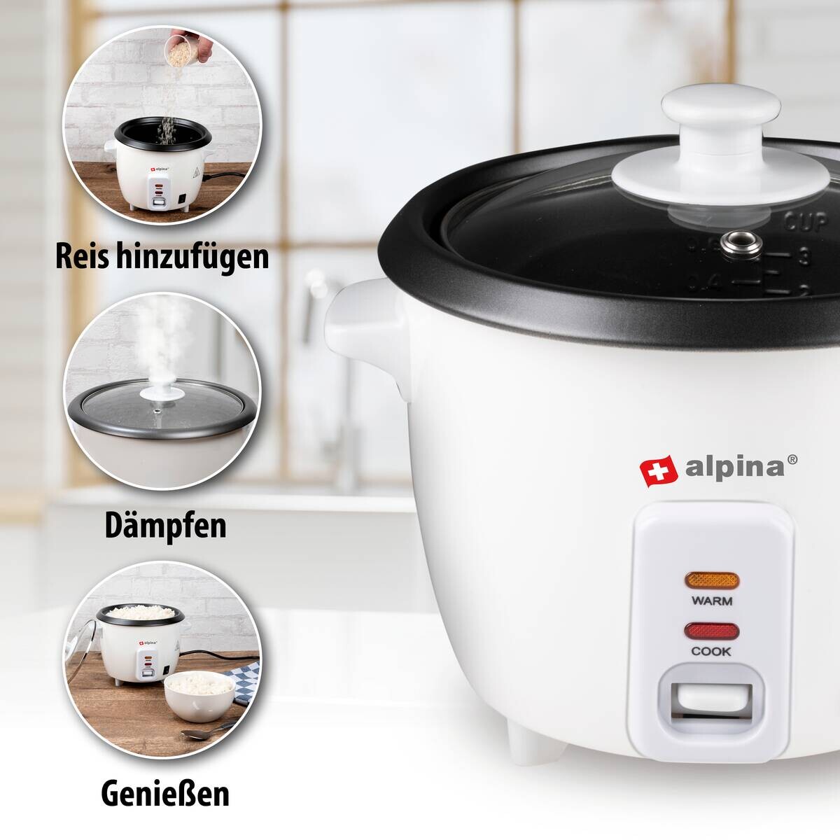 alpina Reiskocher weiß