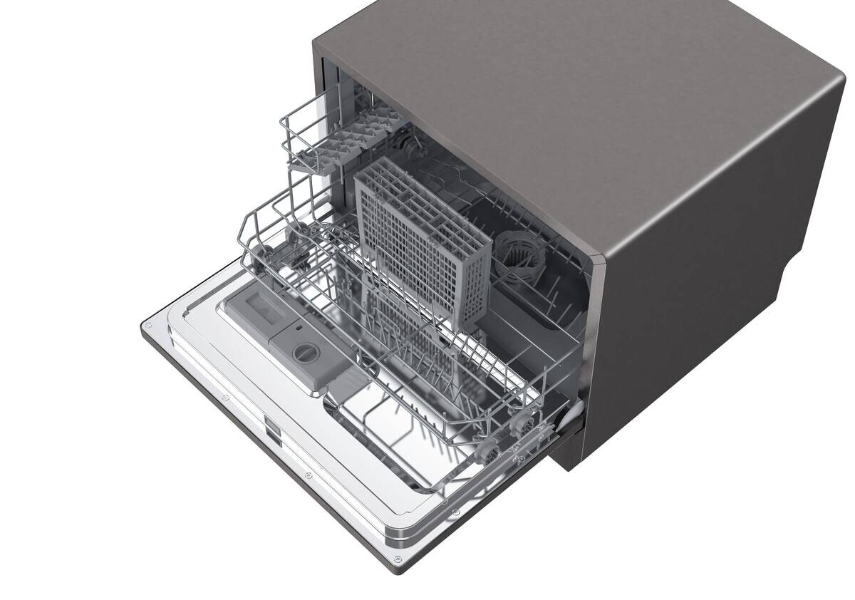 POCOline Tischgeschirrspüler TGSP6D49S silber B/H/T: ca. 55x45x50 cm