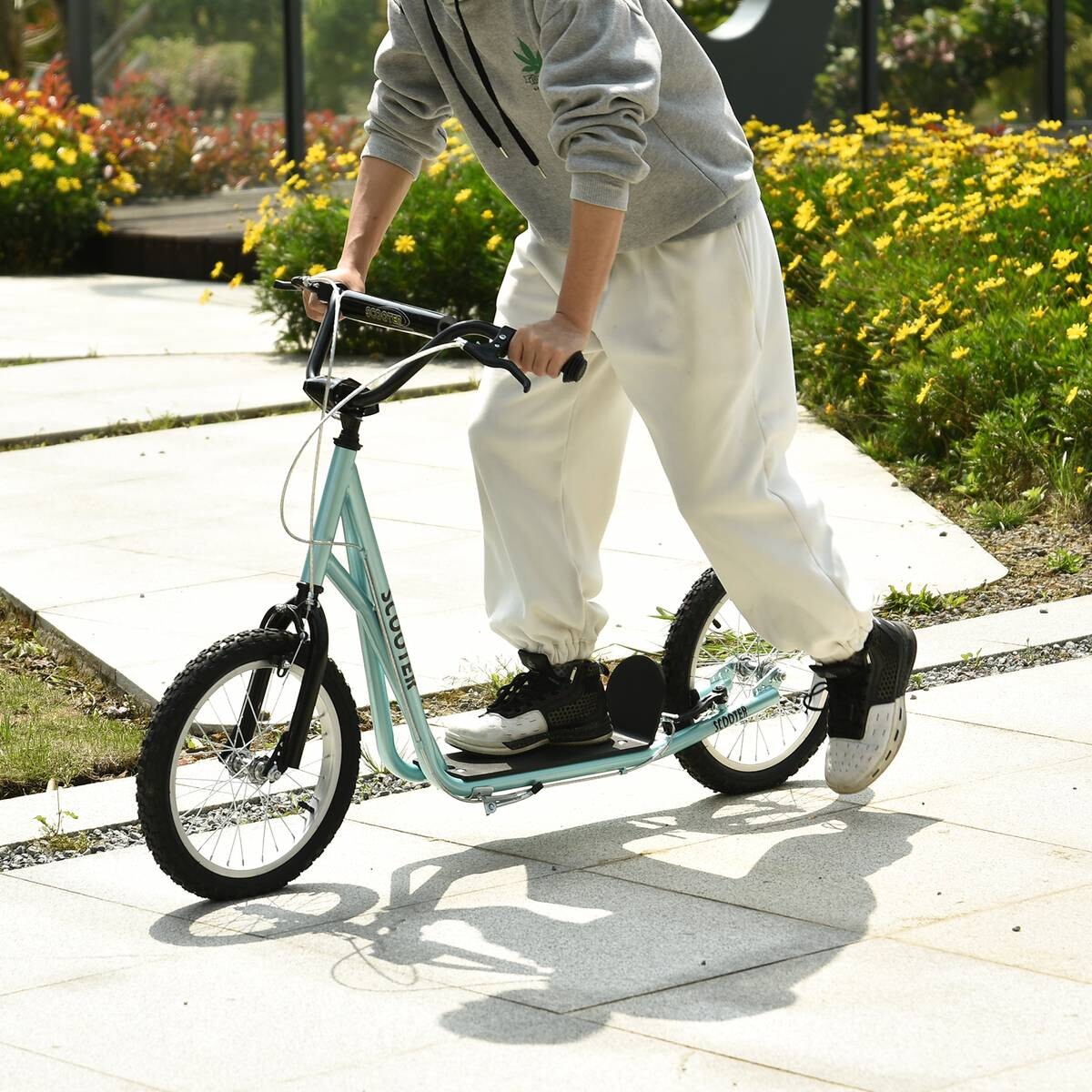 HOMCOM Kinderscooter blau