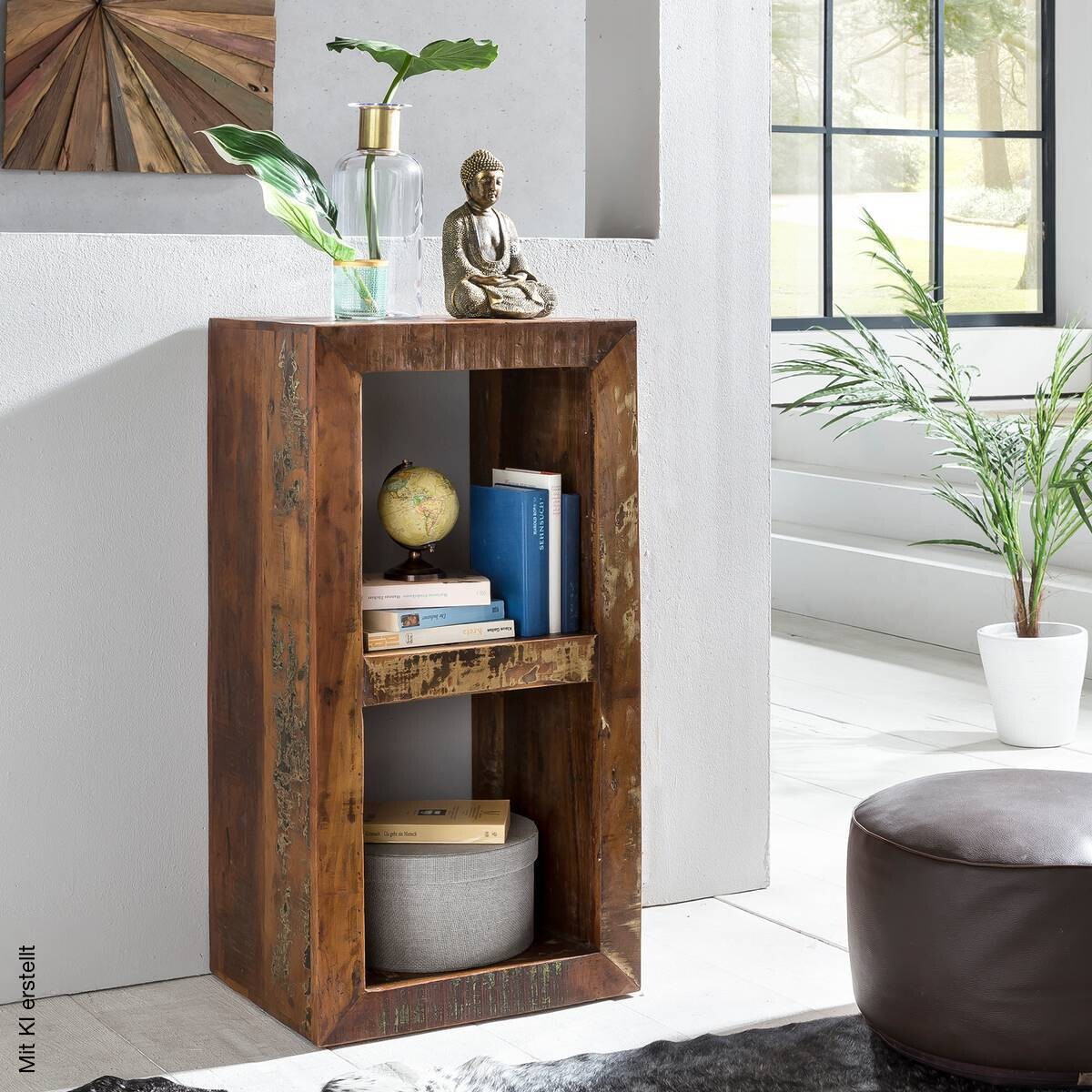 Standregal natur B/H/T: ca. 45x90x35 cm