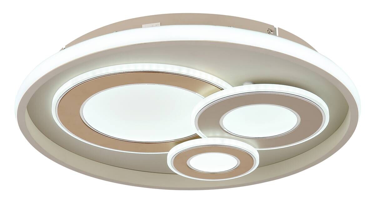 GLOBO LED-Deckenleuchte Opal sand Metall Acryl H/D: ca. 6,5x42 cm 1 Brennstellen
