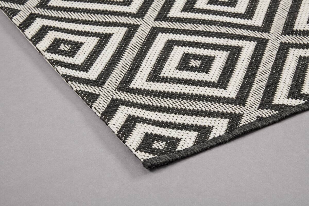 In-/Outdoor-Teppich Ambiente schwarz B/L: ca. 60x100 cm | schwarz | 60,00/100,00 cm