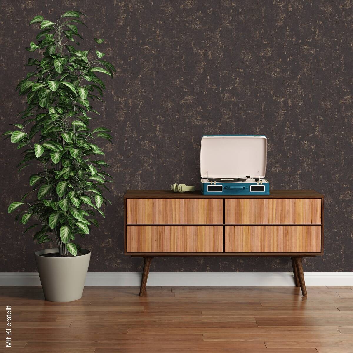 A.S.Creation Vliestapete schwarz gold B/H/D: ca. 53x1005x8 cm