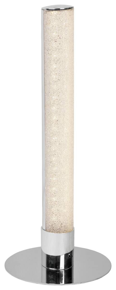 POCOline Tischleuchte Polly Chrom klar Metall Acryl H/D: ca. 40x15 cm