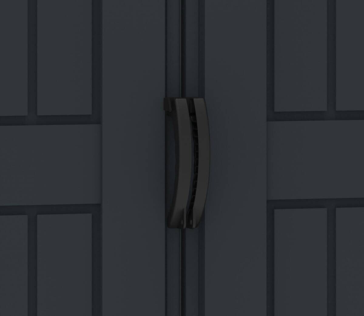 VCM Gerätehaus grau B/H/L: ca. 171x210x171 cm