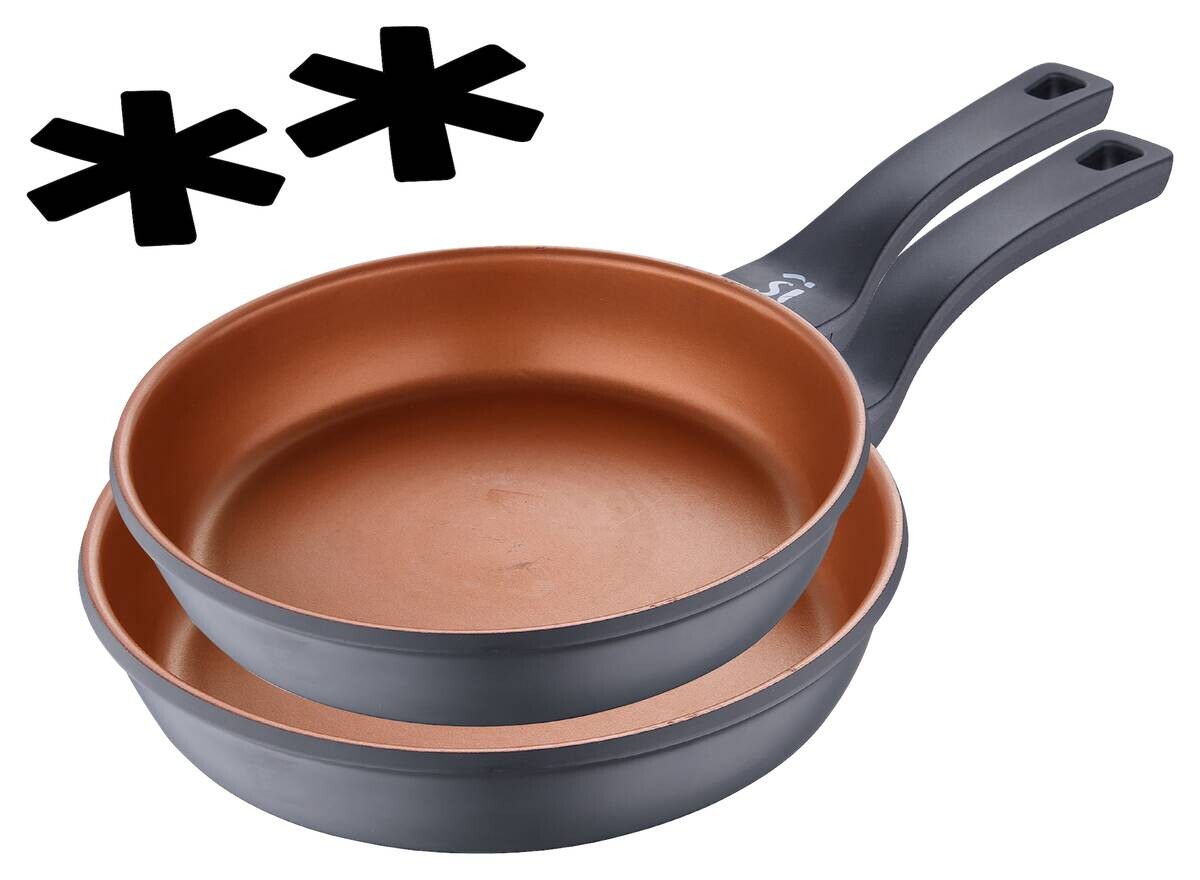 BERGNER Pfannenset Kupfer Aluguss 4 tlg.