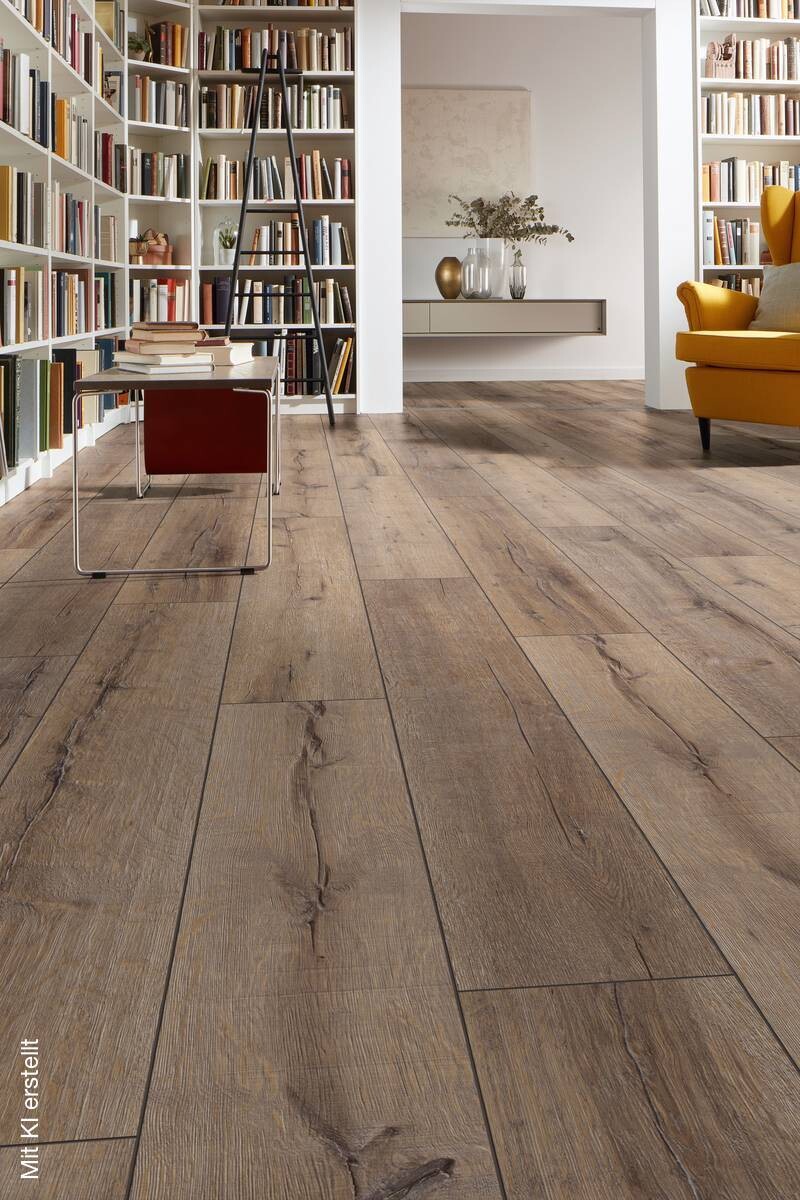 Laminatboden Rift Oak ca. 2,694 m² im Paket B/L: ca. 24,4x138 cm pro Paket